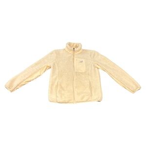 New Balance Cream Sherpa Zip Up